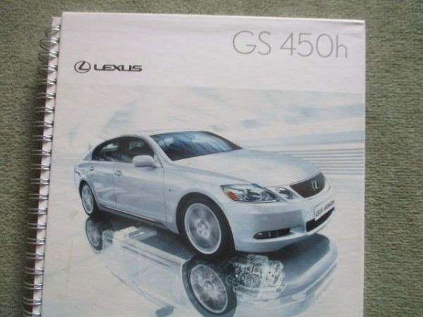 Lexus GS450h Presse Ringbuch +Fotos +CD 2006