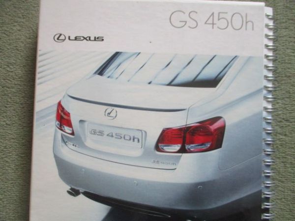 Lexus GS450h Presse Ringbuch +Fotos +CD 2006