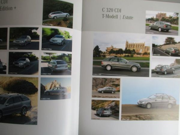 Mercedes Benz C 320CDI C350 W203 Pressemappe 2005