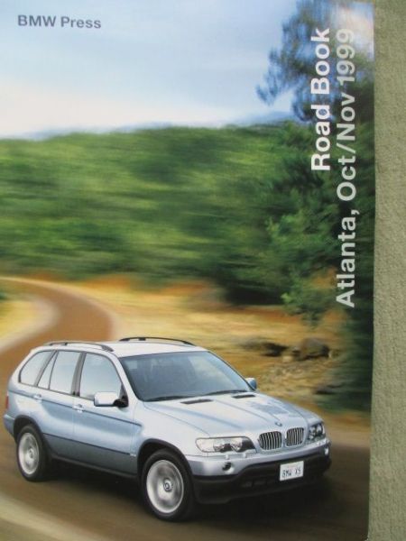 BMW X5 E53 Pressebox +Roadbook 10/1999