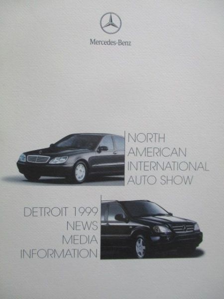 Mercedes Benz North American Autoshow Detroit 1999