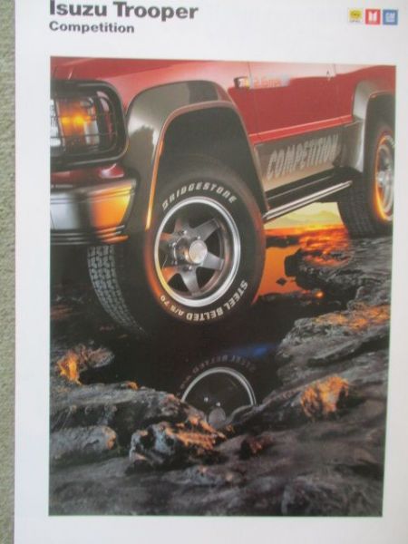 Isuzu Trooper Competion +interne Informationen 12/1990
