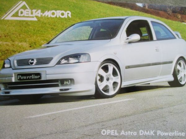 Delta-Motor Opel Astra DMK Powerline Prospektblatt