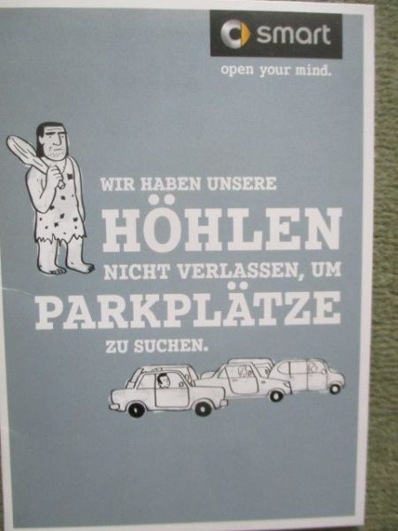 smart Höhlen Parkscheibe ankunftszeit