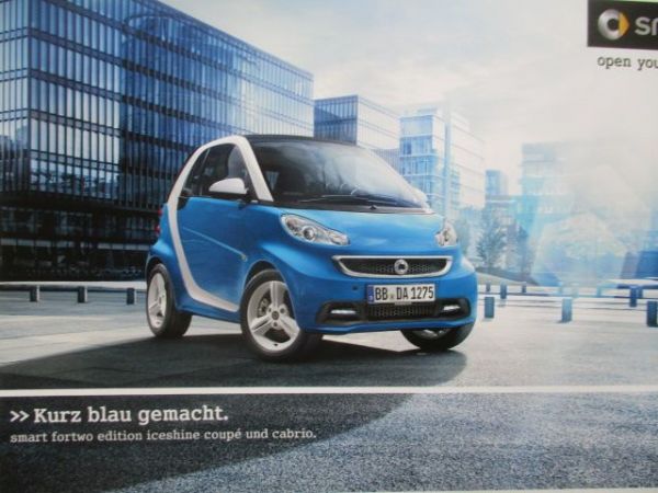 smart fortwo edition iceshine coupé & cabrio 7/2012