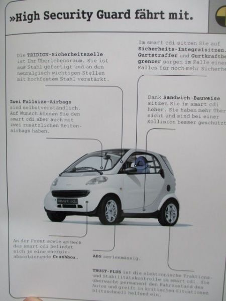 smart cdi Pospekt 9/1999