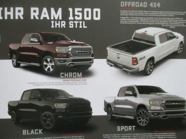 Dodge Ram 1500 Limited +Longhorn+Laramie +Black Appearance Paket 12/2018