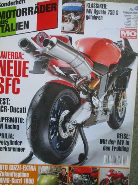 Motorräder aus Italien Frühjahr 2003