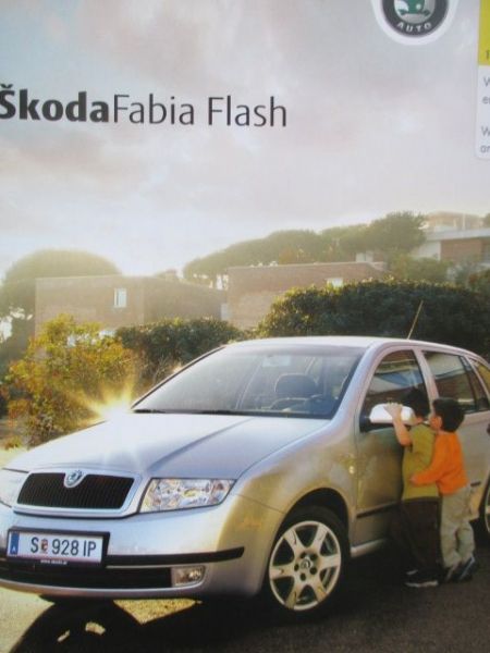 Skoda Fabia Flash Prospekt Januar 2004