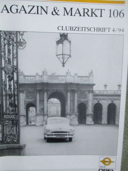 Alt Opel IG Clubzeitschrift 4/1994