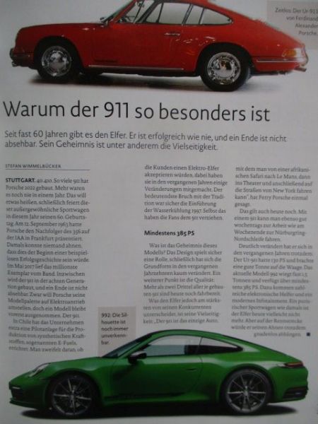 Automobilwoche edition 75 Jahre Porsche