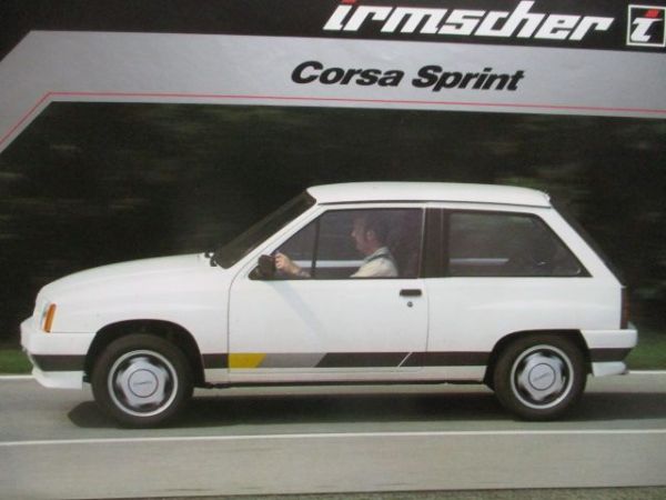 irmscher Opel Corsa A Sprint +C Katalog