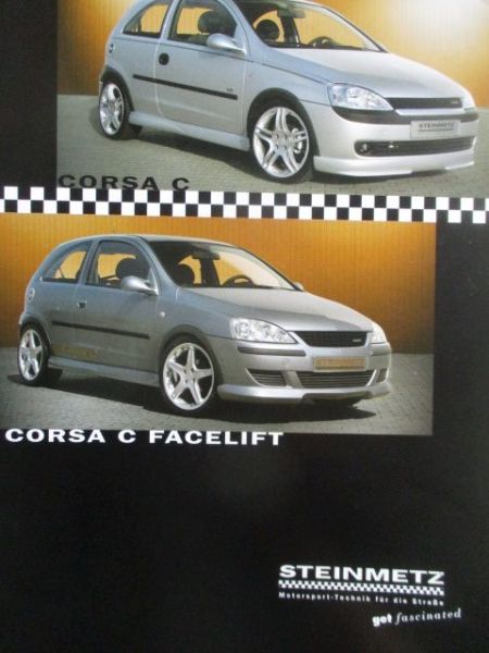 Steinmetz Opel Corsa C Facelift Katalog