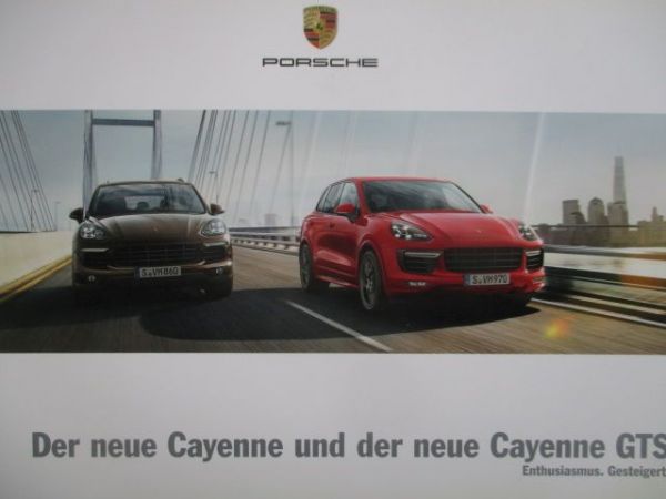 Porsche Cayenne +GTS Katalog 11/2014 (Typ 92A)