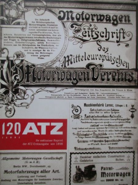 ATZ Erstausgabe von 1898