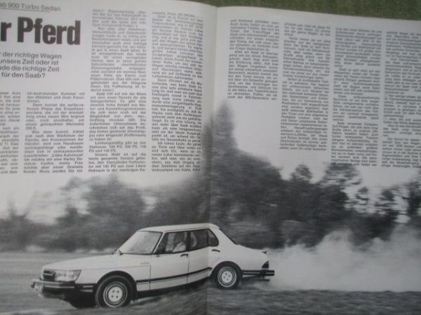 auto revue 1/1984 Saab 900 Turbo Sedan Test