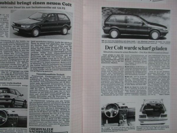 Mitsubishi Colt Im Spiegel der Presse