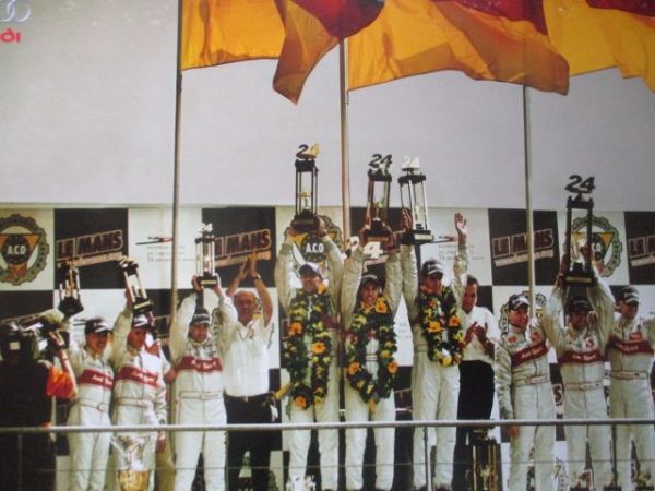 Audi Le Mans Siegerpodest Poster ca.41x59cm Format