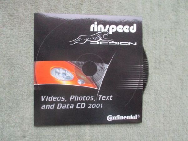 rinspeed Design Videos +Fotos +Text +Data CD 2001