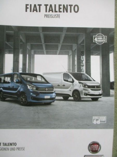 Fiat Talento Versionen und Preise 1.12.2020