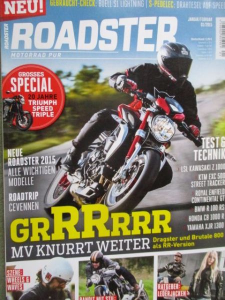 Roadster Motorrad Pur 1/2015