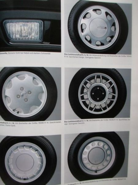 VW Golf II CL GL GT/GTD Katalog 8/1989