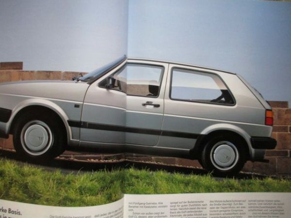 VW Golf II CL GL GT/GTD Katalog 8/1989