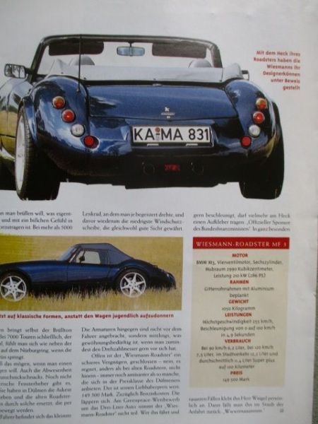 Sports Live Auto Wiesmann Roadster MF 3