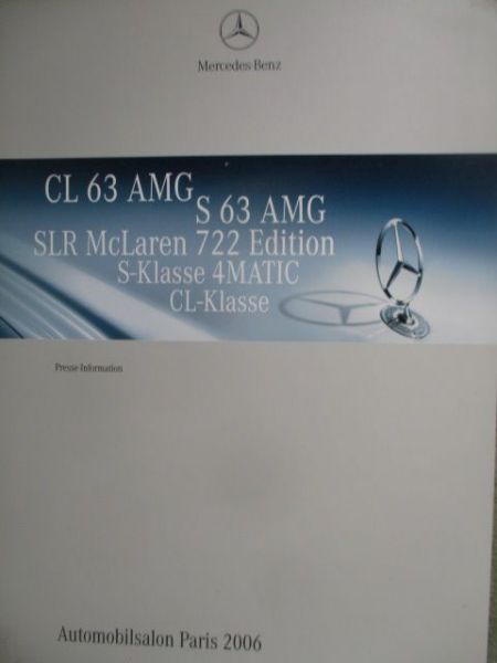 Mercedes Benz Automobilsalon Paris 2006