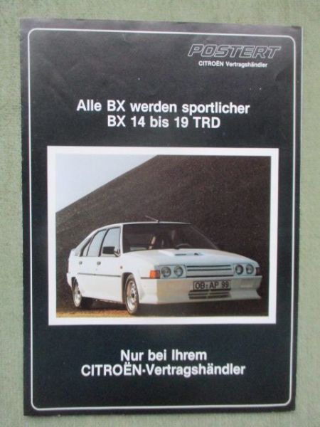 Postert Citroen BX 14 bis 19TRD Tuning Katalog