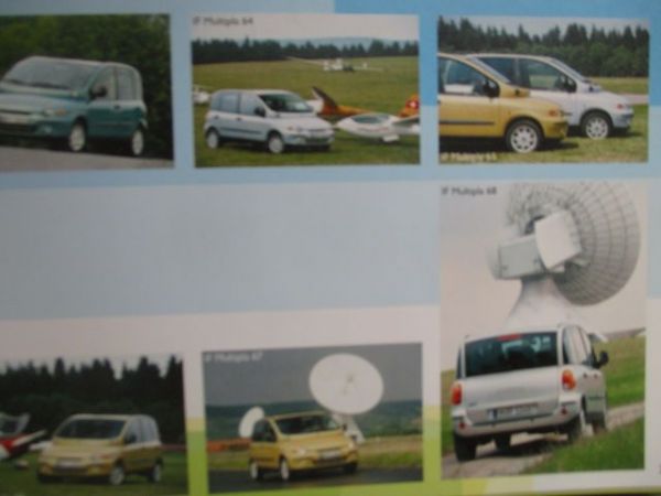 Fiat Multipla Presse-Information 2002 +Historie +CD