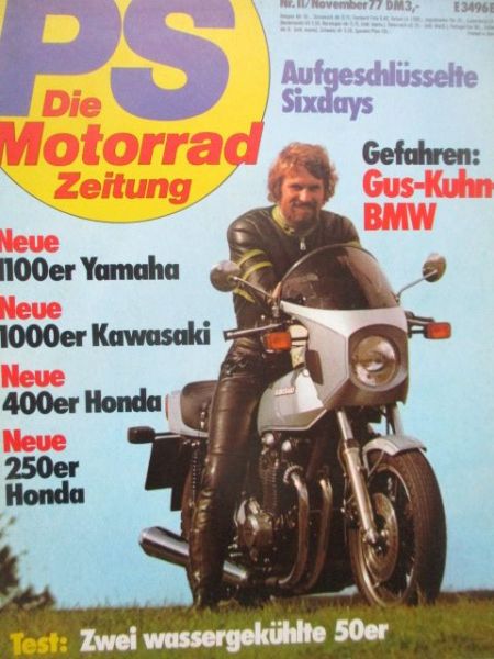 PS Motorrad Zeitung 11/1977