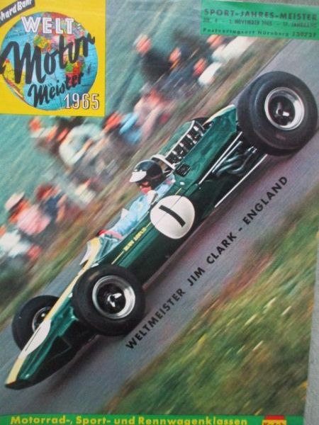 Gerhard Bahr Welt Motor Meister 1965
