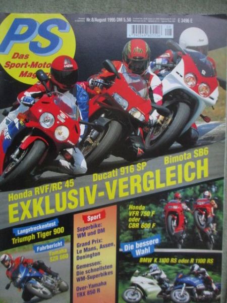 PS Sport Motorrad Magazin 8/1995