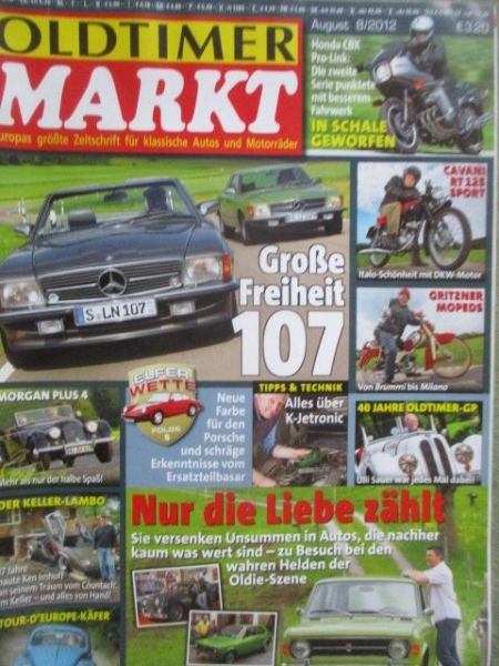 Oldtimer Markt 8/2012