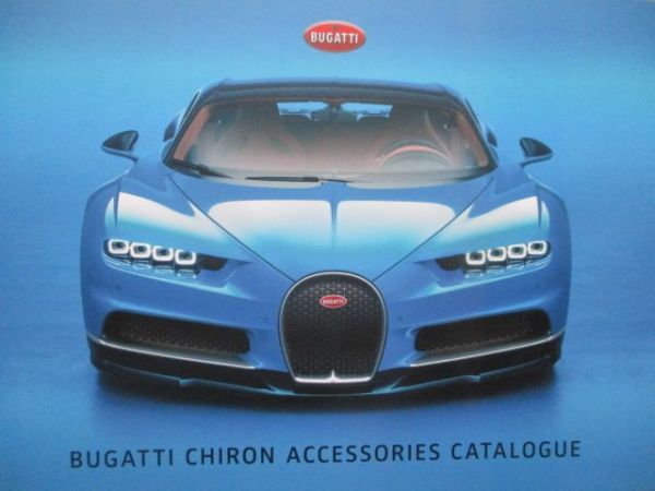 Bugatti Chiron Accessoiries Catalogue 2021