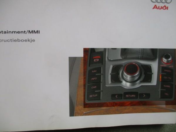 Audi Infotainment MMI Instructieboekje  11.2005