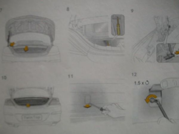 Opel Astra H Twin Top Zusatzanleitung 1/2006