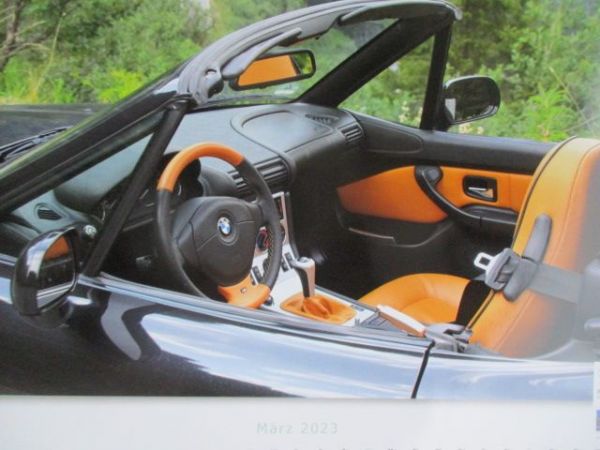 BMW Club Z3 roadster E36/7 Kalender 2023 Format 30x42cm