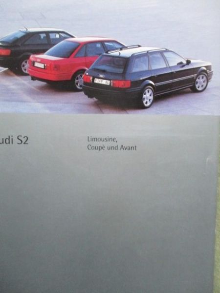 Audi S2 Limousine, Coupé & Avant Typ89 Juli 1994