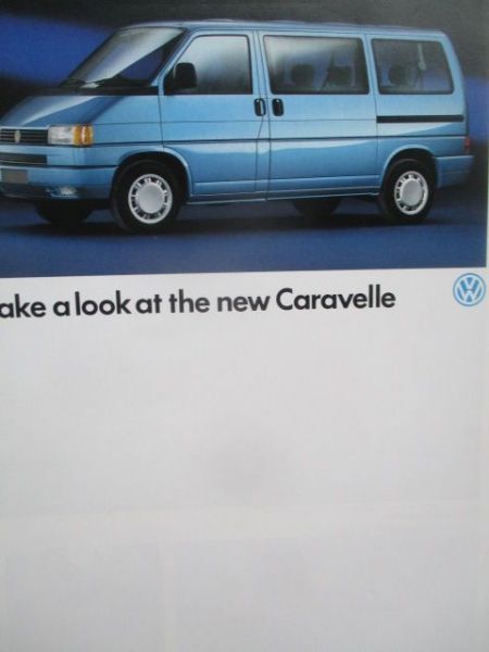 VW T4 Caravelle England Rechtslenker 9/1990