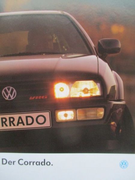 VW Corrado Typ53i 16V VR6 Prospekt Januar 1993