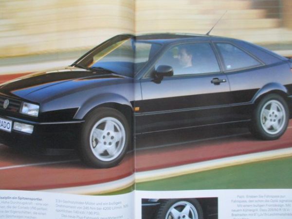 VW Corrado Typ53i 16V VR6 Prospekt Januar 1993