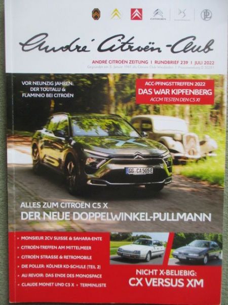 Andre Citroen Club 7/2022