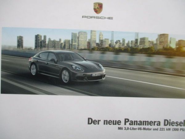 Porsche Panamera Diesel Buch 9/2013