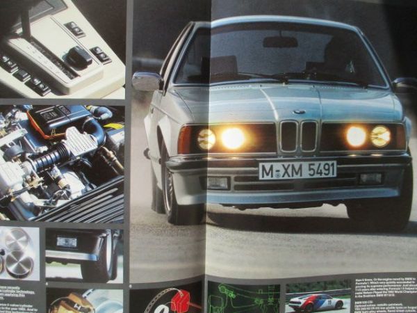 BMW 628CSi 635CSi E24 Coupé Brochure 9/1985