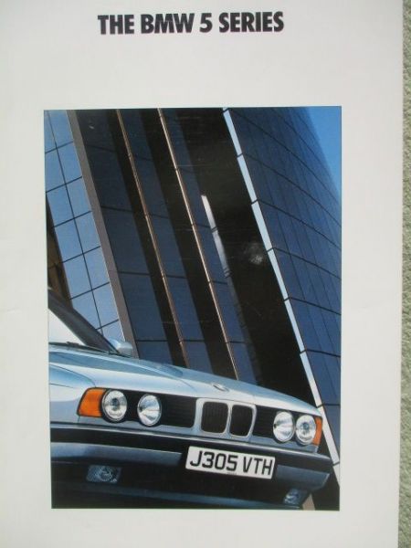 BMW 518i SE 520i 525i +Sport M50 535i SE+Sport 9/1991 Rechtslenker
