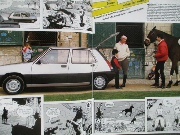 Renault 5 II TC TL GTL TS TSE+GT Turbo Englisch