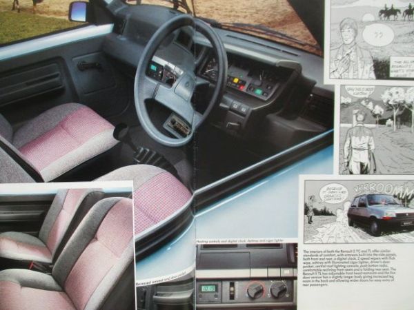Renault 5 II TC TL GTL TS TSE+GT Turbo Englisch