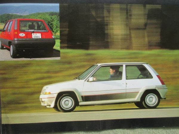 Renault 5 II C TL GTL +Kat TD GTD +Automatic TS TSE +GT Turbo 1/1986